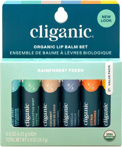 Cliganic organic lip balm - cliganic,