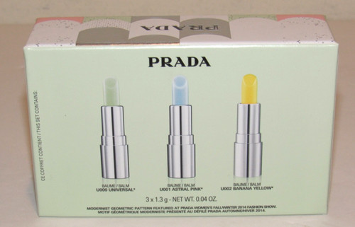 Prada lip balm trio - balm, set